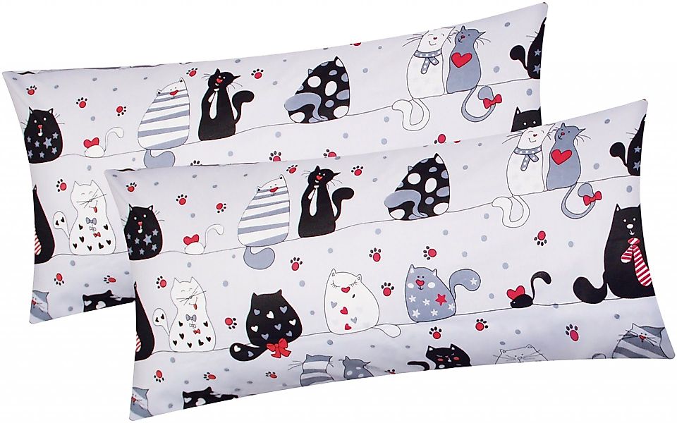 Heubergshop Kissenbezug, (2 Stück), 40x80cm Baumwolle günstig online kaufen