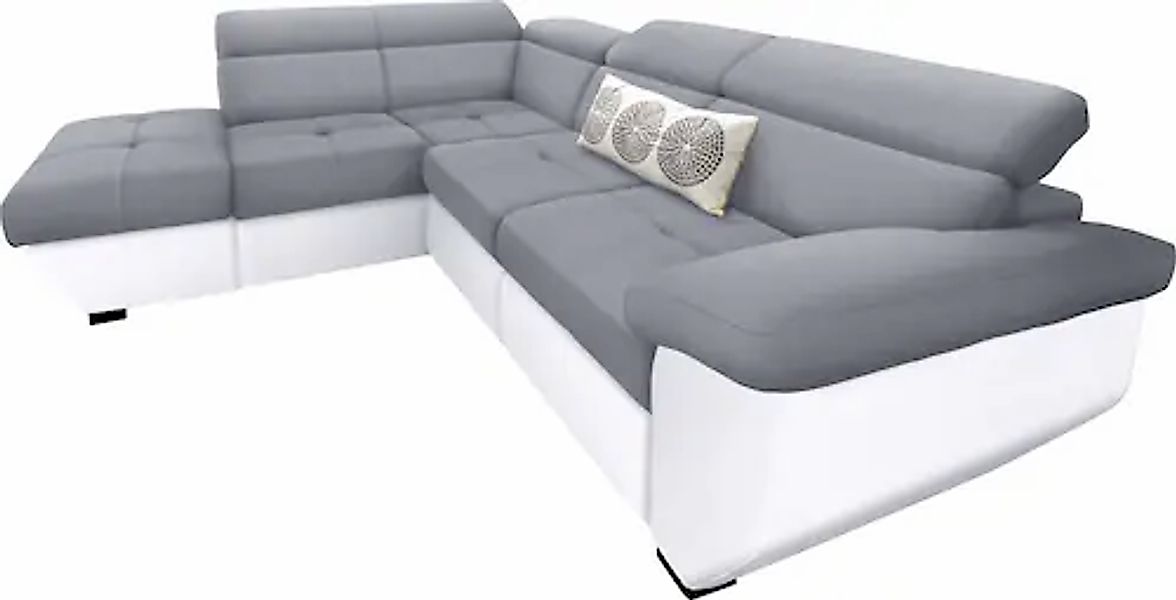 COTTA Ecksofa »Speedway L-Form«, mit Kopfteilverstellung, wahlweise mit Bet günstig online kaufen