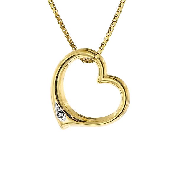 Acalee Kette mit Anhänger mit Diamant-Herz günstig online kaufen