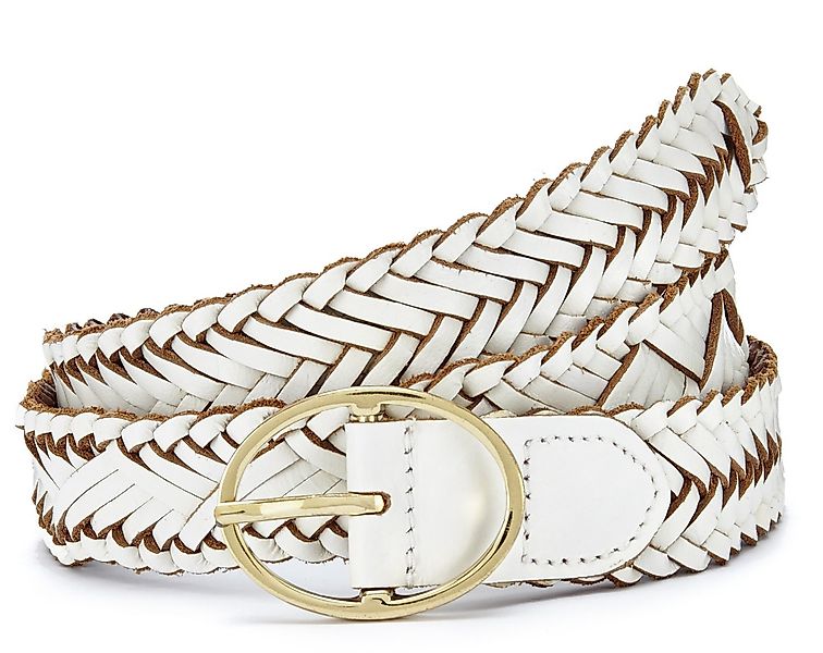 LASCANA Ledergürtel Hüftgürtel, Flechtgürtel, Anzuggürtel, Hosengürtel, Gür günstig online kaufen