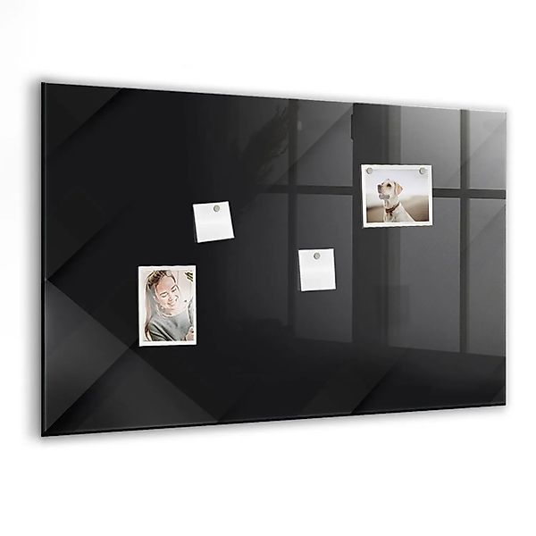 Tulup Beschreibbare Glasmagnettafel Dunkles Wandmuster 90x60 cm Magnettafel günstig online kaufen
