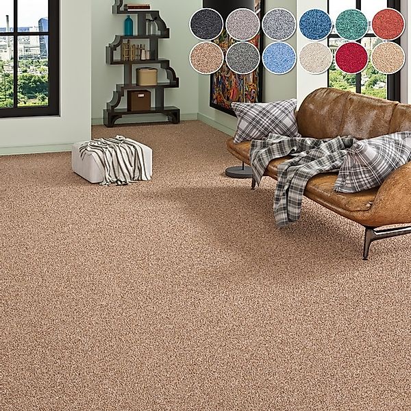 my home Teppichboden »Fortis, Schlinge, Made in Netherlands«, rechteckig, 5 günstig online kaufen