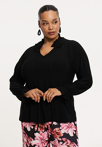 YOEK Tunika Damen Tunika mit V-Ausschnitt günstig online kaufen