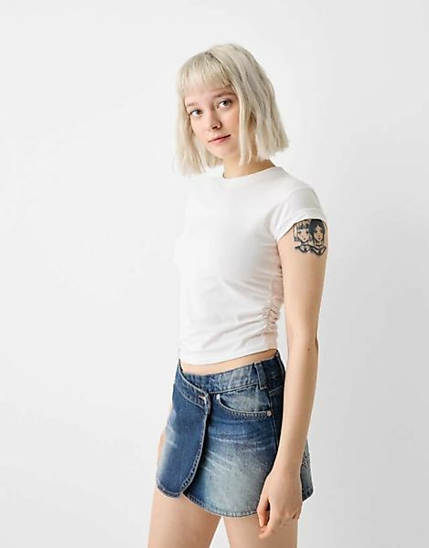 Bershka Jeans-Hosenrock Bskteen 42 Blau günstig online kaufen