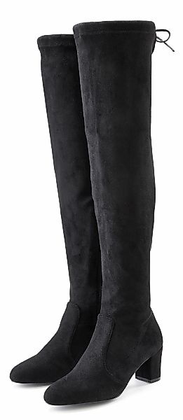 LASCANA Slouchy Boots,Langschaft Stiefel,Schlupf-Boot, weiches Stretchmater günstig online kaufen