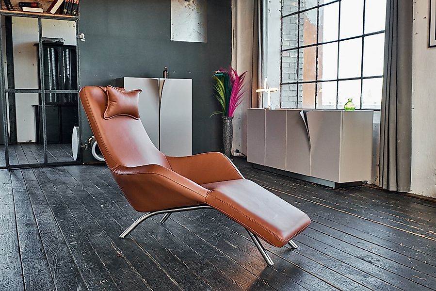 KAWOLA Relaxliege CAVAL Sessel Leder - Komfort & Entspannung - Wohnzimmer, günstig online kaufen