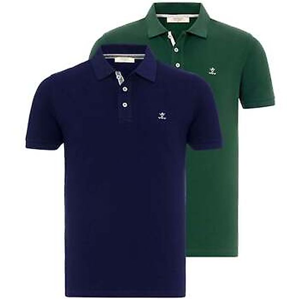 Antioch  T-Shirts & Poloshirts Beau Polo Neck 2 Pack Regular Fit T-Shirt günstig online kaufen