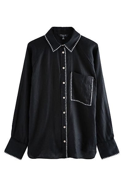 Next Langarmhemd Legeres Button-down-Hemd mit langen günstig online kaufen