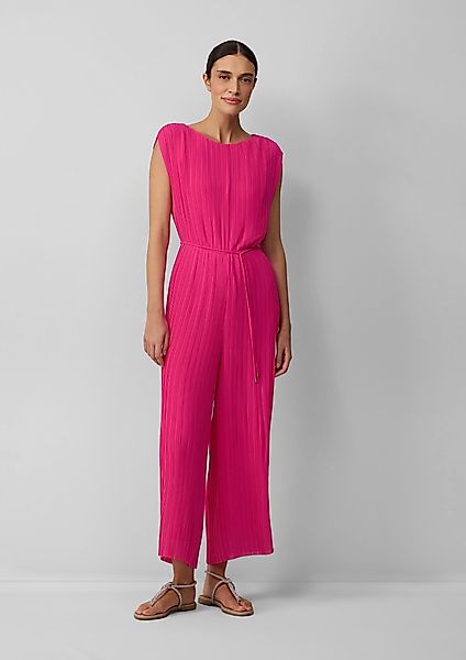 s.Oliver BLACK LABEL Overall Plissierter Jumpsuit günstig online kaufen