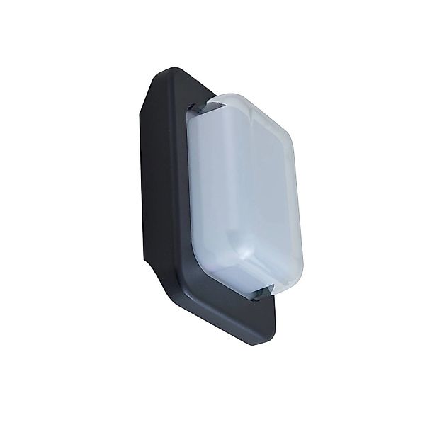 Lindby LED Wandleuchte Außen Sibara 10025724 Spritzwassergeschützt in Alu a günstig online kaufen