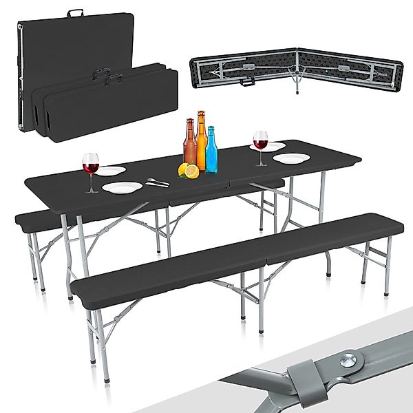 Strattore Essgruppe Buffettisch Bierzeltgarnitur aus Kunststoff günstig online kaufen