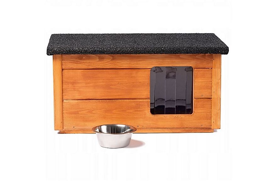 QLS Tierhaus mit Zubehör, Hunde- Katzenhaus Vorhang Isoliert Winterfest Out günstig online kaufen