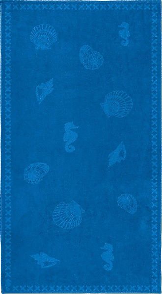 Seahorse Strandtuch Shells, Jacquard-Velours (1-St), mit günstig online kaufen