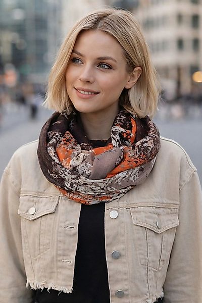 Ella Jonte Loop, mit buntem Airbrush-Muster – Leichter Rundschal in 4 Trend günstig online kaufen