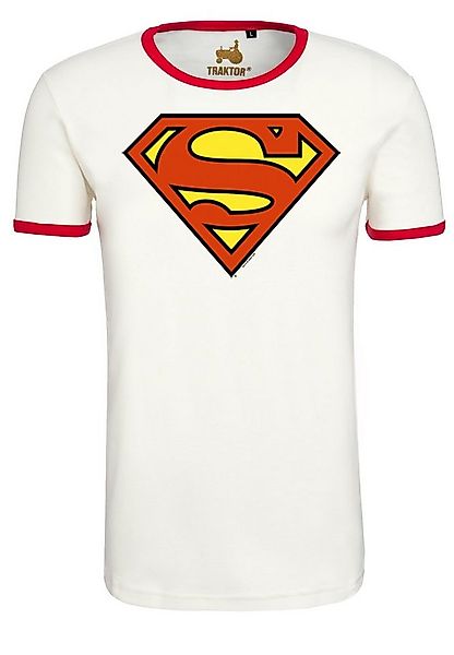 LOGOSHIRT T-Shirt Superman Logo mit trendigem Superhelden-Print günstig online kaufen