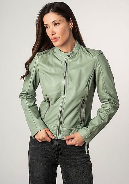 Mauritius Lederjacke MWFilla mit kleinem Stehkragen günstig online kaufen