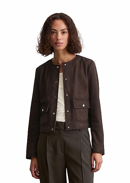 Marc OPolo Lederjacke "aus softem Ziegen-Veloursleder" günstig online kaufen