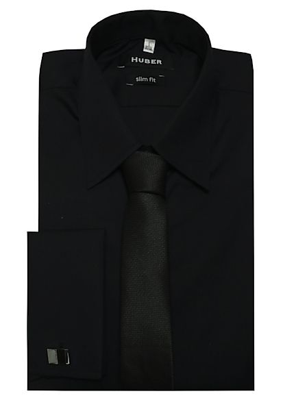 Huber Hemden Langarmhemd HU-5361 Umschlagmanschetten Slim günstig online kaufen