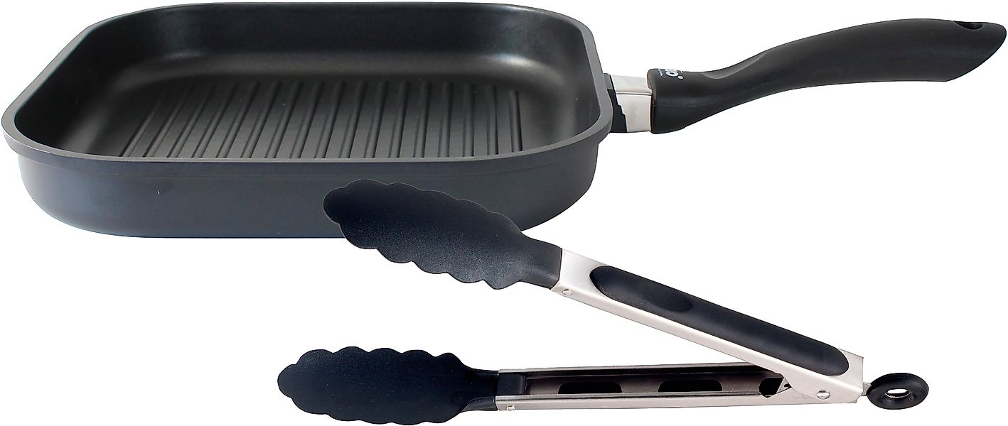 Elo Grillpfanne »Alucast«, Aluminiumguss, (1 tlg.), 28x28 cm, ELODUR® Selec günstig online kaufen