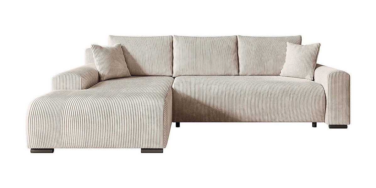 storez24 Ecksofa Ellen - Vanilla, mit Relaxfunktion günstig online kaufen