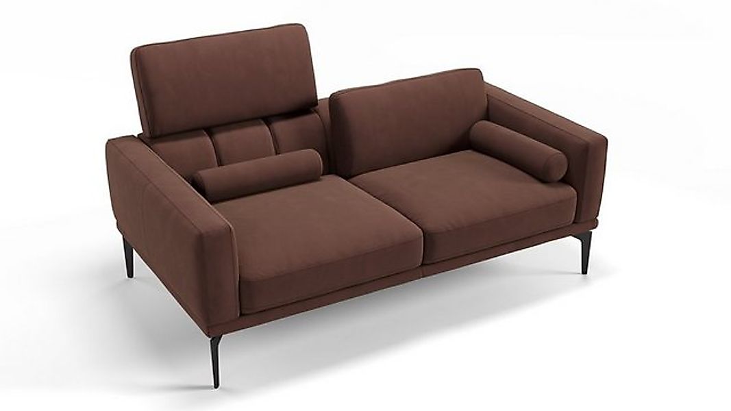 Sofanella 2-Sitzer Stoff BIANCO, Relaxsofa, Designsofa, Designer Couch, Ita günstig online kaufen