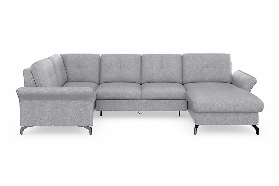 Home affaire Wohnlandschaft "Calando U-Form" wahlweise mit Bettfunktion, Be günstig online kaufen