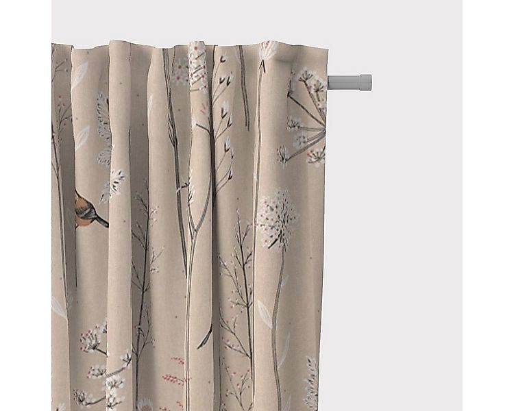 SCHÖNER LEBEN. Vorhang SCHÖNER LEBEN. Vorhang Soft Branch Blüten Gräser Vög günstig online kaufen