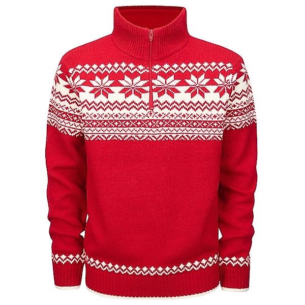 Brandit Troyer Norweger Stehkragen Sweater 3XL Red günstig online kaufen