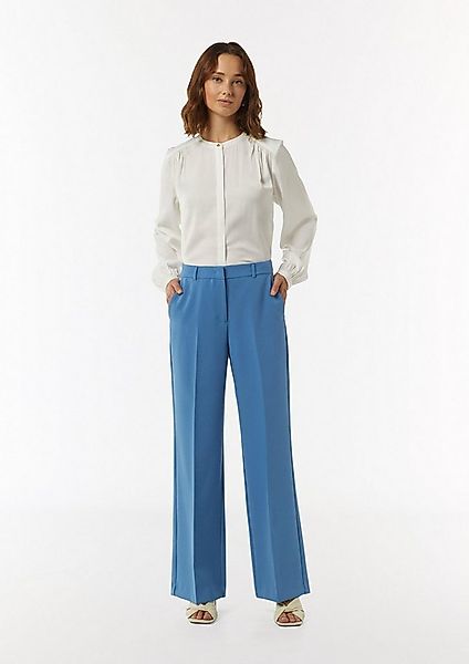 comma Chinos Hose Marlenehose mit Bügelfalten günstig online kaufen