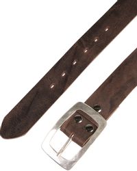 Rettungsring Gürtel Ledergürtel im rustikalen Jeans-Look günstig online kaufen