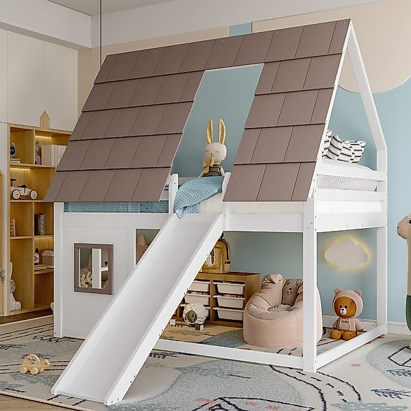 STILVORA Kinderbett 140X200 Jugendbett in Hausform,Kinderbett günstig online kaufen