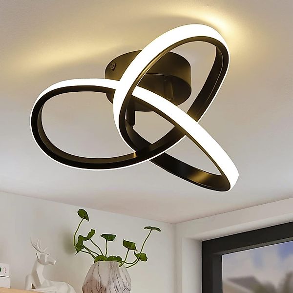 ZMH LED Deckenleuchte Wohnzimmer 3 Blatten günstig online kaufen