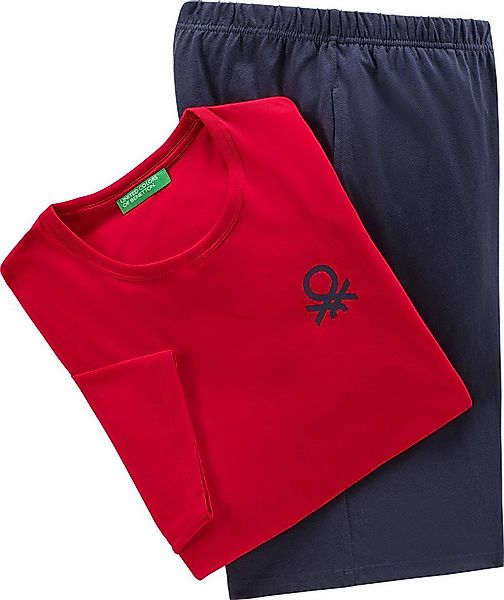 United Colors of Benetton Pyjama (Set, 2 Stück) Komfortabler Bund und natür günstig online kaufen