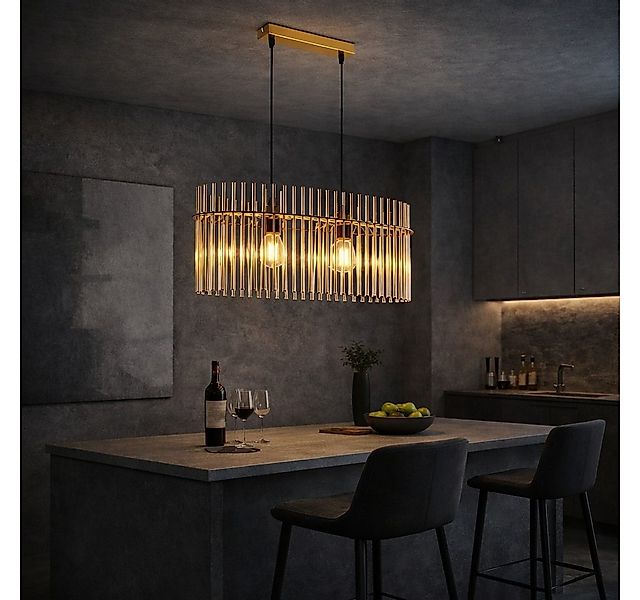 ZMH Pendelleuchte Esstisch Hängelampe 3 Flammig - E27 Vintage, ohne Leuchtm günstig online kaufen