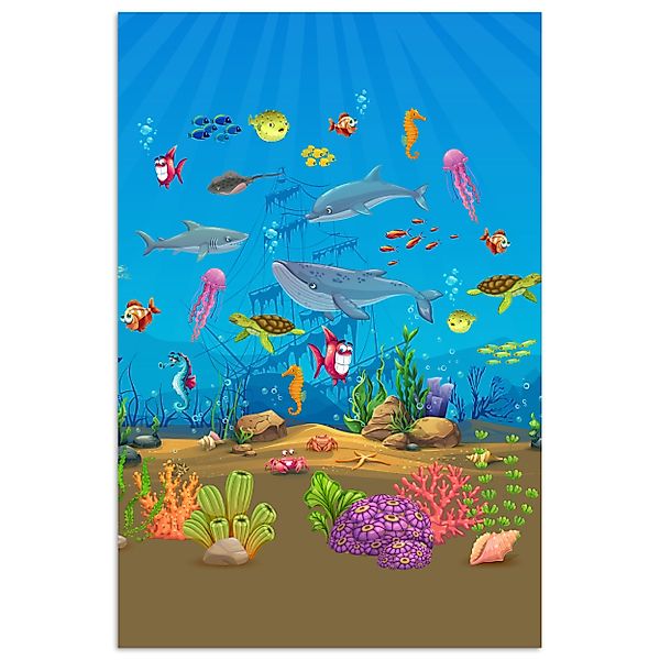 MuchoWow Poster Meerestiere - Unterwasserwelt - günstig online kaufen