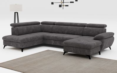 COTTA Wohnlandschaft Hudson U-Form, mit Kopfteilverstellung, günstig online kaufen