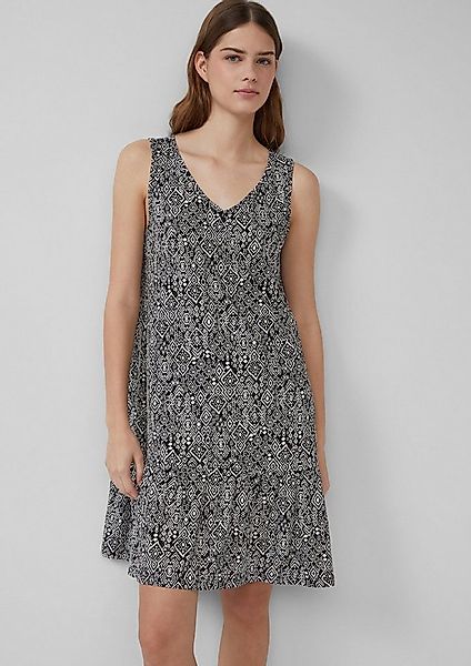 s.Oliver Minikleid Kleid Kurzes Jersey-Kleid mit Schleifendetail am Rücken günstig online kaufen