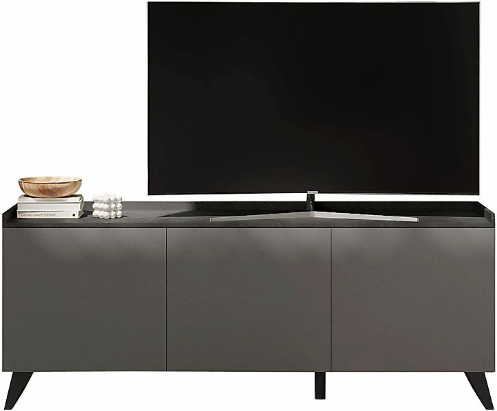 Home affaire Lowboard "Tray, Breite 181 cm, TV-Bank mit 3 Türen" Top "Table günstig online kaufen