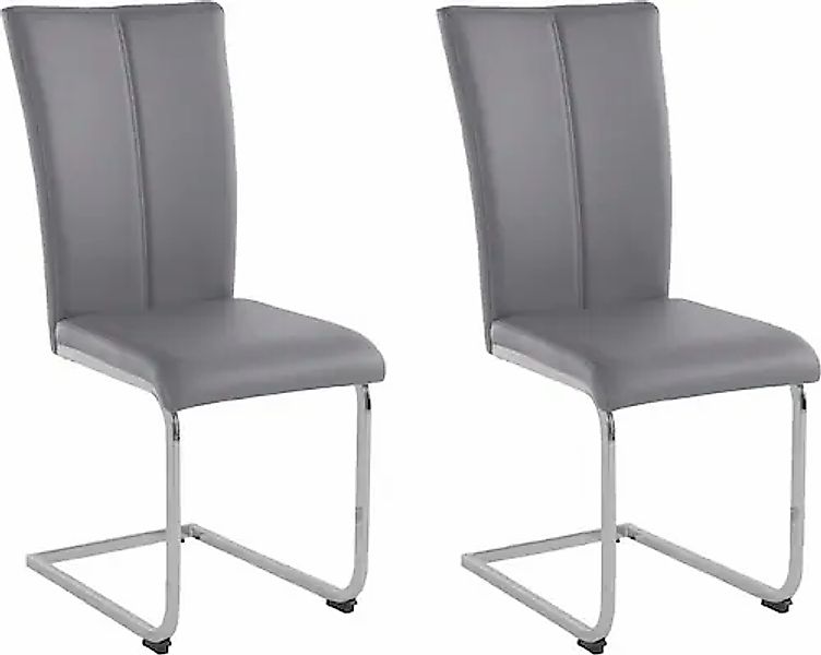 Home affaire Freischwinger »Alex«, (Set), 2 St., Kunstleder, Stuhl belastba günstig online kaufen