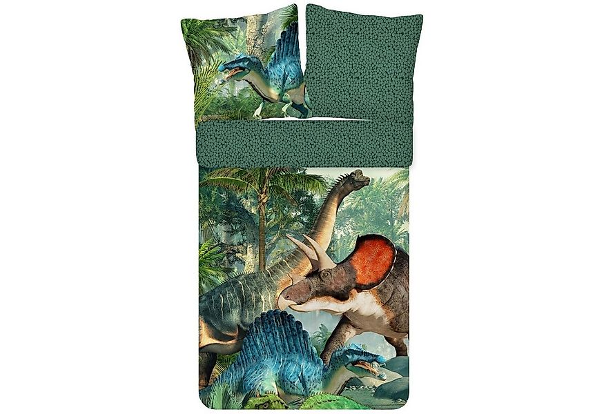 ESPiCO Kinderbettwäsche Dinos Trendy Bedding, Renforcé, 2 teilig, Dinosauri günstig online kaufen