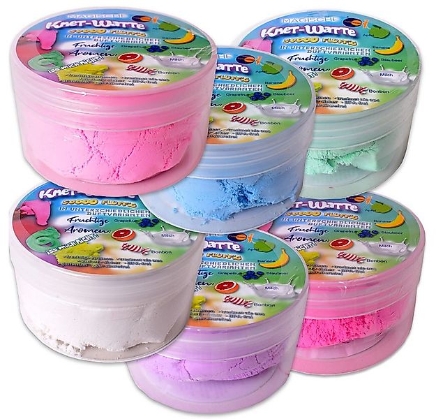 TE-Trend Knete 6er Set magische Duftknete leuchtende Farben für kreative Ki günstig online kaufen