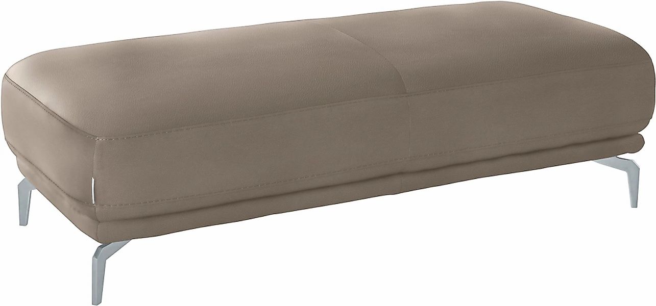 W.SCHILLIG Hocker "montanaa" mit Metallfüßen in Silber matt, Breite 141 cm günstig online kaufen