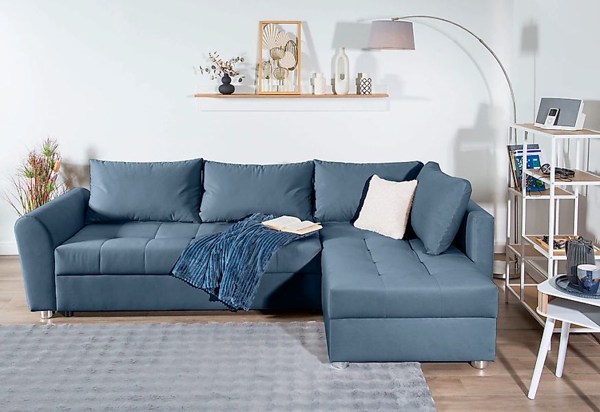 COLLECTION AB Ecksofa "JANA XL-Sofa L-Form", inkl. Bettfunktion, Bettkasten günstig online kaufen
