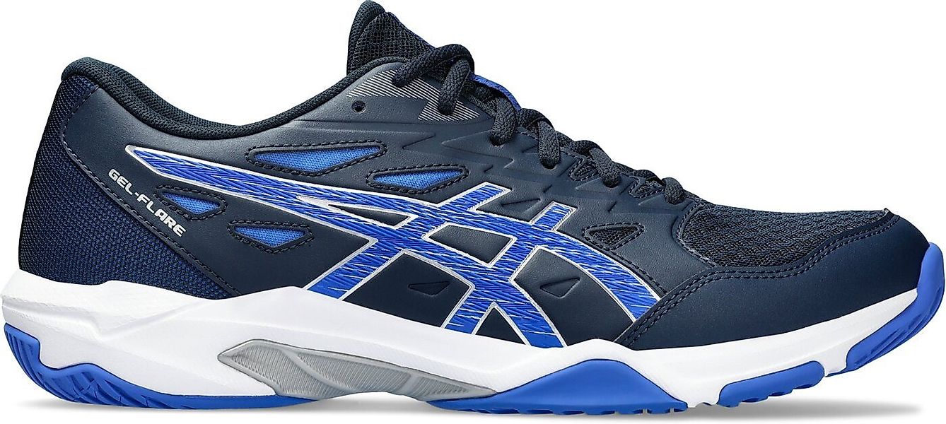 Asics GEL-FLARE MIDNIGHT NAVY/WHITE-FLAT PEWTE Indoorschuh günstig online kaufen