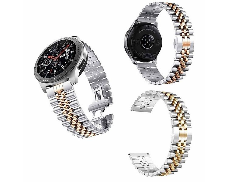 Wigento Smartwatch-Armband Für Samsung Galaxy Watch FE 6 5 4 Normal Pro Cla günstig online kaufen