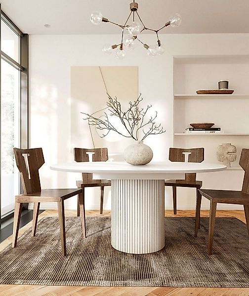 Woodman Esstisch Toscana, Breite 120 cm, melaminbeschichtet, mit Verlängeru günstig online kaufen