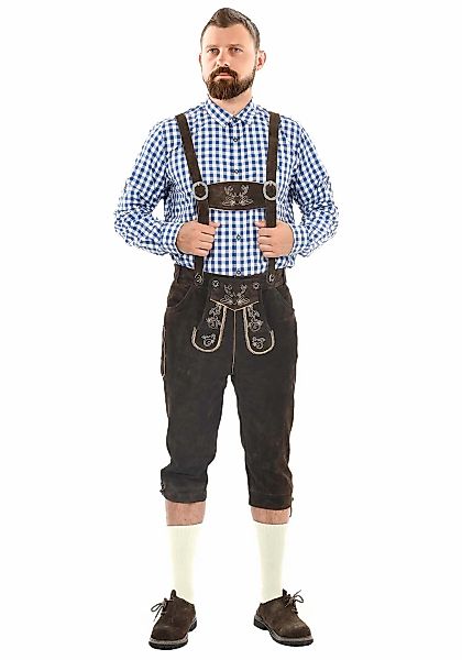 Alessandro Salvarini Trachtenlederhose "ASSeppl", Lederhose aus Echtleder m günstig online kaufen