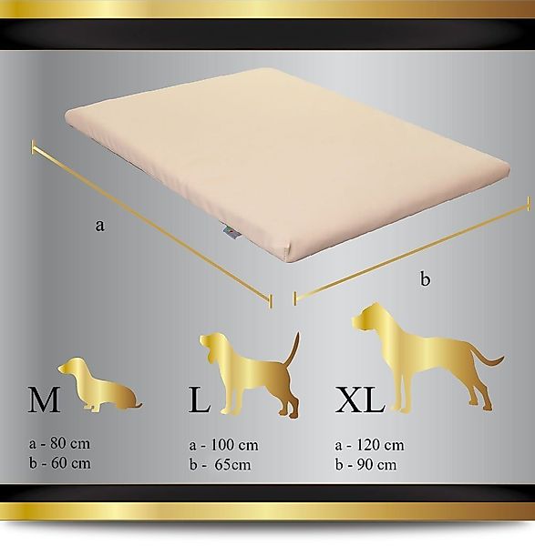 FORTISLINE Hundematte Hundematte Hundebett Kunstleder Capri günstig online kaufen