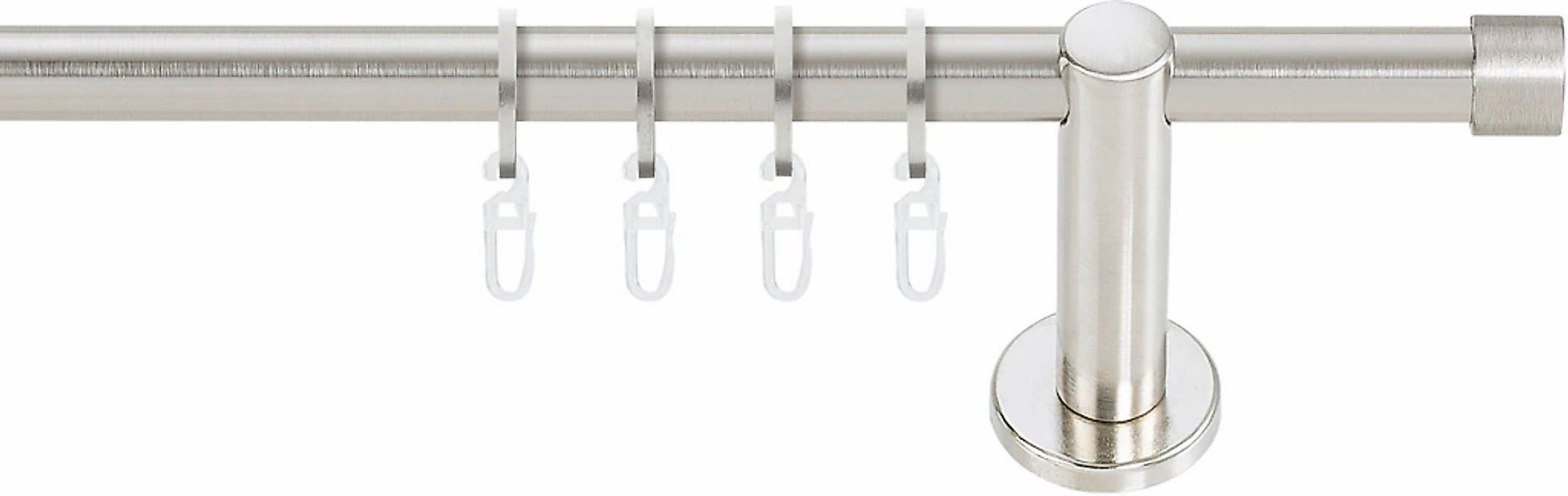 GARESA Gardinenstange "WILLI" Ø 16 mm 1 läufig-läufig Fixmaß günstig online kaufen