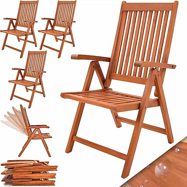 Casaria Gartenstuhl Vanamo (4 St), Gartenstuhl günstig online kaufen